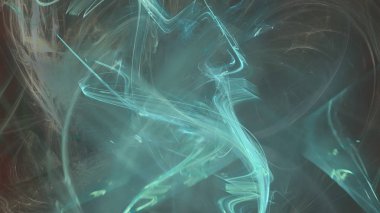 Fantezi kaotik renkli fraktal desen. Soyut Fraktal şekiller. 3D render resimde arka plan veya duvar kağıdı