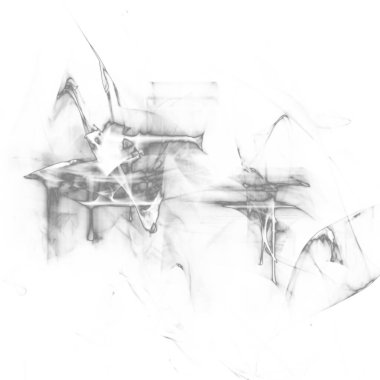 Fantezi kaotik renkli fraktal desen. Soyut Fraktal şekiller. 3D render resimde arka plan veya duvar kağıdı