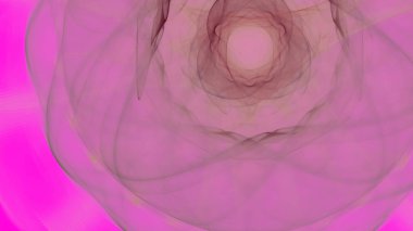 Fantezi kaotik renkli fraktal desen. Soyut Fraktal şekiller. 3D render resimde arka plan veya duvar kağıdı