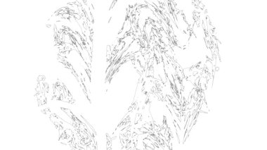 Fantezi kaotik renkli fraktal desen. Soyut Fraktal şekiller. 3D render resimde arka plan veya duvar kağıdı