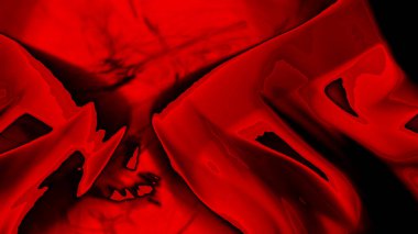 Fantezi kaotik renkli fraktal desen. Soyut Fraktal şekiller. 3D render resimde arka plan veya duvar kağıdı