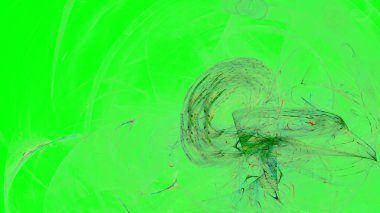 Fantezi kaotik renkli fraktal desen. Soyut Fraktal şekiller. 3D render resimde arka plan veya duvar kağıdı