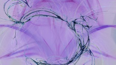 Fantezi kaotik renkli fraktal desen. Soyut Fraktal şekiller. 3D render resimde arka plan veya duvar kağıdı