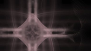 Fantezi kaotik renkli fraktal desen. Soyut Fraktal şekiller. 3D render resimde arka plan veya duvar kağıdı