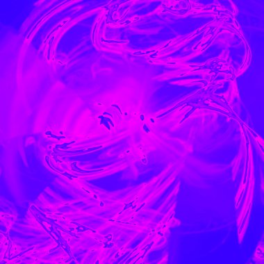 Fantezi kaotik renkli fraktal desen. Soyut Fraktal şekiller. 3D render resimde arka plan veya duvar kağıdı