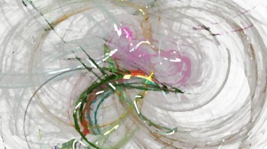 Fantezi kaotik renkli fraktal desen. Soyut Fraktal şekiller. 3D render resimde arka plan veya duvar kağıdı