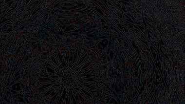 Fantezi kaotik renkli fraktal desen. Soyut Fraktal şekiller. 3D render resimde arka plan veya duvar kağıdı