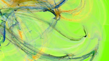 Fantezi kaotik renkli fraktal desen. Soyut Fraktal şekiller. 3D render resimde arka plan veya duvar kağıdı