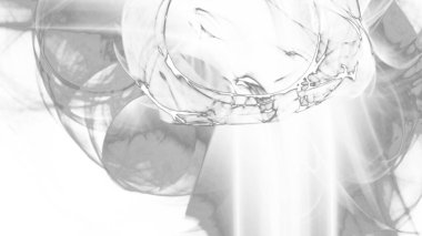 Fantezi kaotik renkli fraktal desen. Soyut Fraktal şekiller. 3D render resimde arka plan veya duvar kağıdı