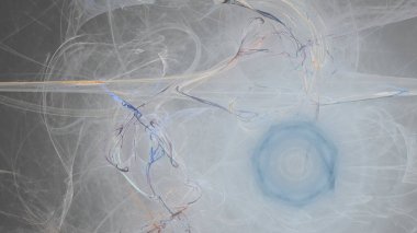 Fantezi kaotik renkli fraktal desen. Soyut Fraktal şekiller. 3D render resimde arka plan veya duvar kağıdı