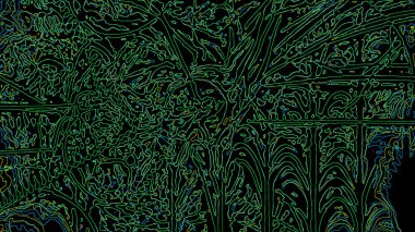 Fantezi kaotik renkli fraktal desen. Soyut Fraktal şekiller. 3D render resimde arka plan veya duvar kağıdı