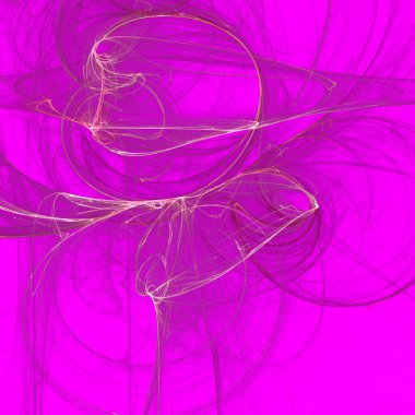 Fantezi kaotik renkli fraktal desen. Soyut Fraktal şekiller. 3D render resimde arka plan veya duvar kağıdı