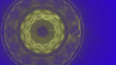 Fantezi kaotik renkli fraktal desen. Soyut Fraktal şekiller. 3D render resimde arka plan veya duvar kağıdı