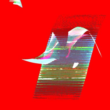 Fantezi kaotik renkli fraktal desen. Soyut Fraktal şekiller. 3D render resimde arka plan veya duvar kağıdı