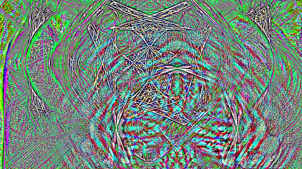 Fantasie chaotische kleurrijke fractale patroon. Abstracte fractale vormen. 3D rendering afbeelding achtergrond of behang — Stockfoto