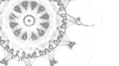 Fantezi kaotik renkli fraktal desen. Soyut Fraktal şekiller. 3D render resimde arka plan veya duvar kağıdı