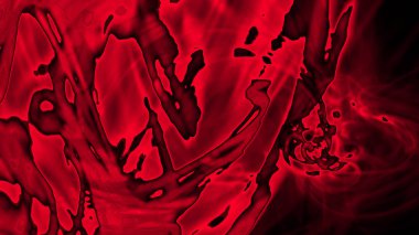 Fantezi kaotik renkli fraktal desen. Soyut Fraktal şekiller. 3D render resimde arka plan veya duvar kağıdı