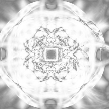 Fantezi kaotik renkli fraktal desen. Soyut Fraktal şekiller. 3D render resimde arka plan veya duvar kağıdı