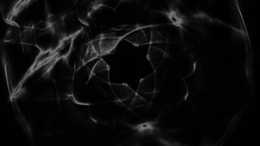 Fantezi kaotik renkli fraktal desen. Soyut Fraktal şekiller. 3D render resimde arka plan veya duvar kağıdı