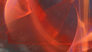 Fantezi kaotik renkli fraktal desen. Soyut Fraktal şekiller. 3D render resimde arka plan veya duvar kağıdı