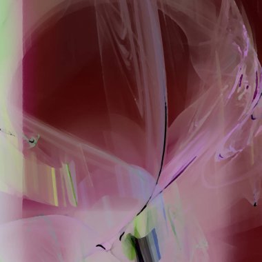 Fantezi kaotik renkli fraktal desen. Soyut Fraktal şekiller. 3D render resimde arka plan veya duvar kağıdı