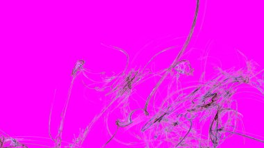 Fantezi kaotik renkli fraktal desen. Soyut Fraktal şekiller. 3D render resimde arka plan veya duvar kağıdı