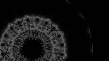 Fantezi kaotik renkli fraktal desen. Soyut Fraktal şekiller. 3D render resimde arka plan veya duvar kağıdı