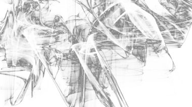 Fantezi kaotik renkli fraktal desen. Soyut Fraktal şekiller. 3D render resimde arka plan veya duvar kağıdı