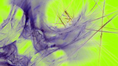 Fantezi kaotik renkli fraktal desen. Soyut Fraktal şekiller. 3D render resimde arka plan veya duvar kağıdı