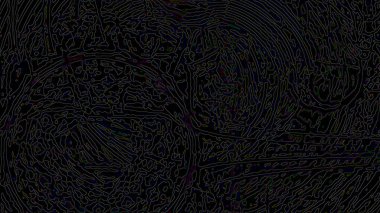 Fantezi kaotik renkli fraktal desen. Soyut Fraktal şekiller. 3D render resimde arka plan veya duvar kağıdı