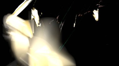 Fantezi kaotik renkli fraktal desen. Soyut Fraktal şekiller. 3D render resimde arka plan veya duvar kağıdı