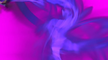 Fantezi kaotik renkli fraktal desen. Soyut Fraktal şekiller. 3D render resimde arka plan veya duvar kağıdı