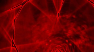 Fantezi kaotik renkli fraktal desen. Soyut Fraktal şekiller. 3D render resimde arka plan veya duvar kağıdı