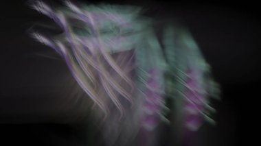 Fantezi kaotik renkli fraktal desen. Soyut Fraktal şekiller. 3D render resimde arka plan veya duvar kağıdı