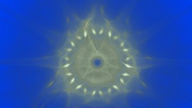 Fantezi kaotik renkli fraktal desen. Soyut Fraktal şekiller. 3D render resimde arka plan veya duvar kağıdı