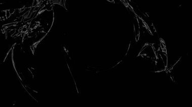 Fantezi kaotik renkli fraktal desen. Soyut Fraktal şekiller. 3D render resimde arka plan veya duvar kağıdı