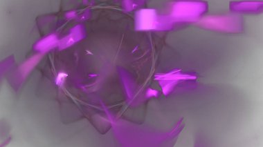 Fantezi kaotik renkli fraktal desen. Soyut Fraktal şekiller. 3D render resimde arka plan veya duvar kağıdı