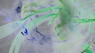 Fantezi kaotik renkli fraktal desen. Soyut Fraktal şekiller. 3D render resimde arka plan veya duvar kağıdı