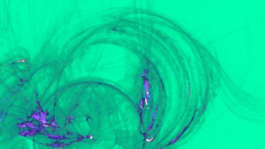 Fantezi kaotik renkli fraktal desen. Soyut Fraktal şekiller. 3D render resimde arka plan veya duvar kağıdı