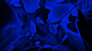 Fantezi kaotik renkli fraktal desen. Soyut Fraktal şekiller. 3D render resimde arka plan veya duvar kağıdı