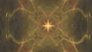 Fantezi kaotik renkli fraktal desen. Soyut Fraktal şekiller. 3D render resimde arka plan veya duvar kağıdı