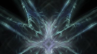 Fantezi kaotik renkli fraktal desen. Soyut Fraktal şekiller. 3D render resimde arka plan veya duvar kağıdı