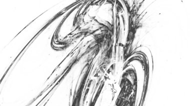 Fantezi kaotik renkli fraktal desen. Soyut Fraktal şekiller. 3D render resimde arka plan veya duvar kağıdı