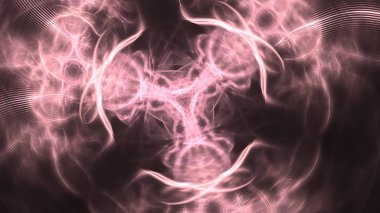 Fantezi kaotik renkli fraktal desen. Soyut Fraktal şekiller. 3D render resimde arka plan veya duvar kağıdı