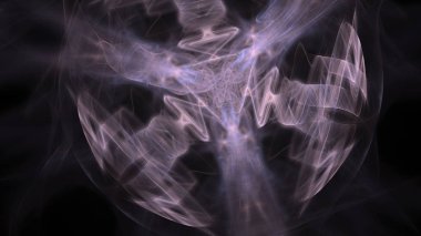 Fantezi kaotik renkli fraktal desen. Soyut Fraktal şekiller. 3D render resimde arka plan veya duvar kağıdı