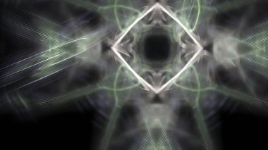 Fantezi kaotik renkli fraktal desen. Soyut Fraktal şekiller. 3D render resimde arka plan veya duvar kağıdı