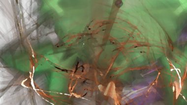 Fantezi kaotik renkli fraktal desen. Soyut Fraktal şekiller. 3D render resimde arka plan veya duvar kağıdı