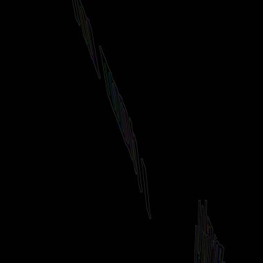 Fantezi kaotik renkli fraktal desen. Soyut Fraktal şekiller. 3D render resimde arka plan veya duvar kağıdı