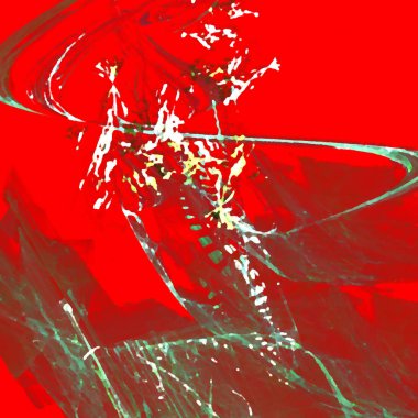 Fantezi kaotik renkli fraktal desen. Soyut Fraktal şekiller. 3D render resimde arka plan veya duvar kağıdı