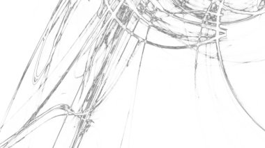 Fantezi kaotik renkli fraktal desen. Soyut Fraktal şekiller. 3D render resimde arka plan veya duvar kağıdı